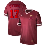 Men's Nike Los Angeles Angels Of Anaheim #17 Shohei Ohtani Red M&N MLB Jersey