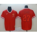 Men's Nike Los Angeles Angels Of Anaheim #27 Mike Trout Red M&N MLB Jersey