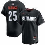Men Pete Alonso #25 Baltimore Orioles City Connect Limited Stitched Jersey