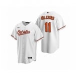 Men's Baltimore Orioles #11 Jose Iglesias Nike White 2020 Replica Home Jersey