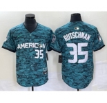 Men's Baltimore Orioles #35 Adley Rutschman Teal 2023 All Star Cool Base Stitched Baseball Jersey