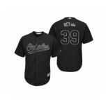 Men's Baltimore Orioles #39 Renato Nunez Rey Black 2019 Players Weekend Replica Jersey