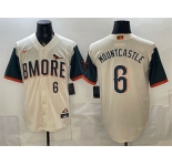 Men's Baltimore Orioles #6 Ryan Mountcastle Natural 2026 City Connect Stadium Stitched Baseball Jersey