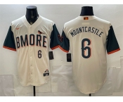 Men's Baltimore Orioles #6 Ryan Mountcastle Natural 2026 City Connect Stadium Stitched Baseball Jersey