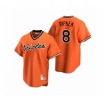 Men's Baltimore Orioles #8 Cal Ripken Jr. Nike Orange Cooperstown Collection Alternate Jersey