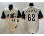 Men's Baltimore Orioles #82 Jeremiah Jackson Natural 2026 City Connect Stadium Stitched Baseball Jersey