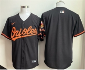 Men's Baltimore Orioles Blank Black 2025 Alternate Limited Stitched Baseball Jersey