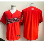 Men's Baltimore Orioles Blank Orange Limited Stitched Jersey
