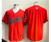 Men's Baltimore Orioles Blank Orange Limited Stitched Jersey