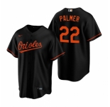 Men's Nike Baltimore Orioles #22 Jim Palmer Black Alternate Stitched Baseball Jersey
