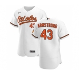 Men's Nike Baltimore Orioles #43 Shawn Armstrong White Home 2020 Authentic Player Baseball Jersey