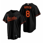 Men's Nike Baltimore Orioles #8 Cal Ripken Jr. Black Alternate Stitched Baseball Jersey