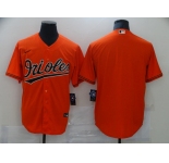 Nike Baltimore Orioles Blank Authentic Orange Alternate Cool Base Baseball Jersey