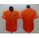 Nike Men's Baltimore Orioles Blank Orange Home Drift Editio Cool Base Baseball Jersey
