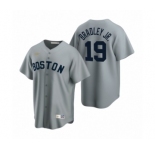 Boston Red Sox #19 Jackie Bradley Jr. Nike Gray Cooperstown Collection Road Jersey