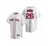 Boston Red Sox #26 Wade Boggs Nike White Replica Home Jersey