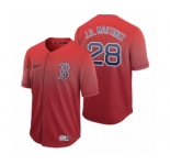 Boston Red Sox #28 J.D. Martinez Red Fade Nike Jersey