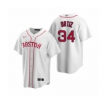 Boston Red Sox #34 David Ortiz Nike White Replica Alternate Jersey