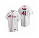 Boston Red Sox #41 Chris Sale Nike White Replica Home Jersey
