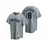 Boston Red Sox #8 Carl Yastrzemski Nike Gray Cooperstown Collection Road Jersey