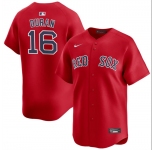 Men's Boston Red Sox #16 Jarren Duran Red 2024 Alternate Limited Stitched Baseball Jersey