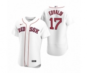 Men's Boston Red Sox #17 Nathan Eovaldi Nike White Authentic 2020 Home Jersey