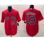 Men's Boston Red Sox #19 Roman Anthony Red Cool Base Stitched Baseball Jersey