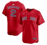 Men's Boston Red Sox #2 Alex Bregman Red 2024 Alternate Limited Stitched Baseball Jersey