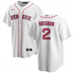 Men's Boston Red Sox #2 Alex Bregman White 2024 Cool Base Stitched Baseball Jersey