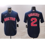 Men's Boston Red Sox #2 Xander Bogaerts Navy Cool Base Stitched Jersey