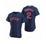 Men's Boston Red Sox #2 Xander Bogaerts Nike Navy Authentic 2020 Alternate Jersey