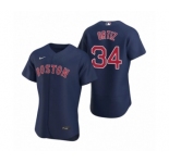 Men's Boston Red Sox #34 David Ortiz Nike Navy Authentic 2020 Alternate Jersey
