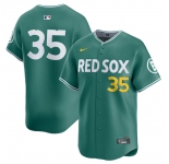 Men's Boston Red Sox #35 Garrett Crochet Green 2025 City Connect Limited Stitched Baseball Jersey