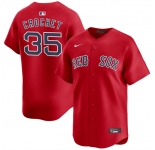 Men's Boston Red Sox #35 Garrett Crochet Red 2024 Alternate Limited Stitched Baseball Jersey