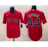 Men's Boston Red Sox #44 Aroldis Chapman Red Cool Base Stitched Baseball Jersey