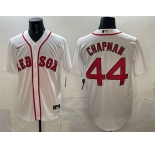 Men's Boston Red Sox #44 Aroldis Chapman White Cool Base Stitched Baseball Jersey