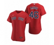 Men's Boston Red Sox #46 Collin McHugh Nike Red Authentic 2020 Alternate Jersey