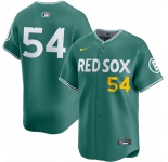 Men's Boston Red Sox #54 Lucas Giolito Green 2025 City Connect Limited Stitched jersey
