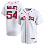 Men's Boston Red Sox #54 Lucas Giolito White 2024 Home Limited Stitched Baseball Jersey