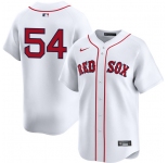 Men's Boston Red Sox #54 Lucas Giolito White No Name 2024 Home Limited Stitched Jersey