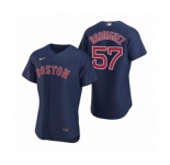 Men's Boston Red Sox #57 Eduardo Rodriguez Nike Navy Authentic 2020 Alternate Jersey