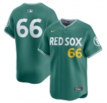 Men's Boston Red Sox #66 Brayan Bello Green 2025 City Connect Limited Stitched Baseball Jersey