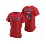 Men's Boston Red Sox #9 Ted Williams Nike Red Authentic 2020 Alternate Jersey