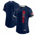 Men's Boston Red Sox Blank Nike Navy 2021 MLB All-Star Authentic Jersey