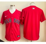 Men's Boston Red Sox Blank Red Limited Stitched Baseball Jersey