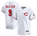 Men's Cincinnati Reds #9 Matt McLain White 2025 Home Limited Stitched Baseball Jersey