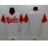 Men's Cincinnati Reds Blank Authentic White 2017 Players Weekend Baseball Jersey
