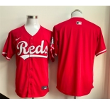 Men's Cincinnati Reds Blank Red Limited Stitched Baseball Jersey