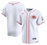 Men's Cincinnati Reds Blank White Home Limited Baseball Stitched Jersey