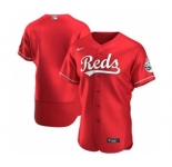 Men's Nike Cincinnati Reds 2020 Scarlet Authentic Alternate Team Baseball Jersey